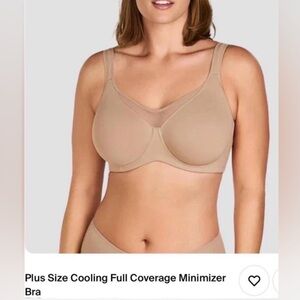NWT SHECURVE Plus Size Cooling Minimizer Bra size 44D